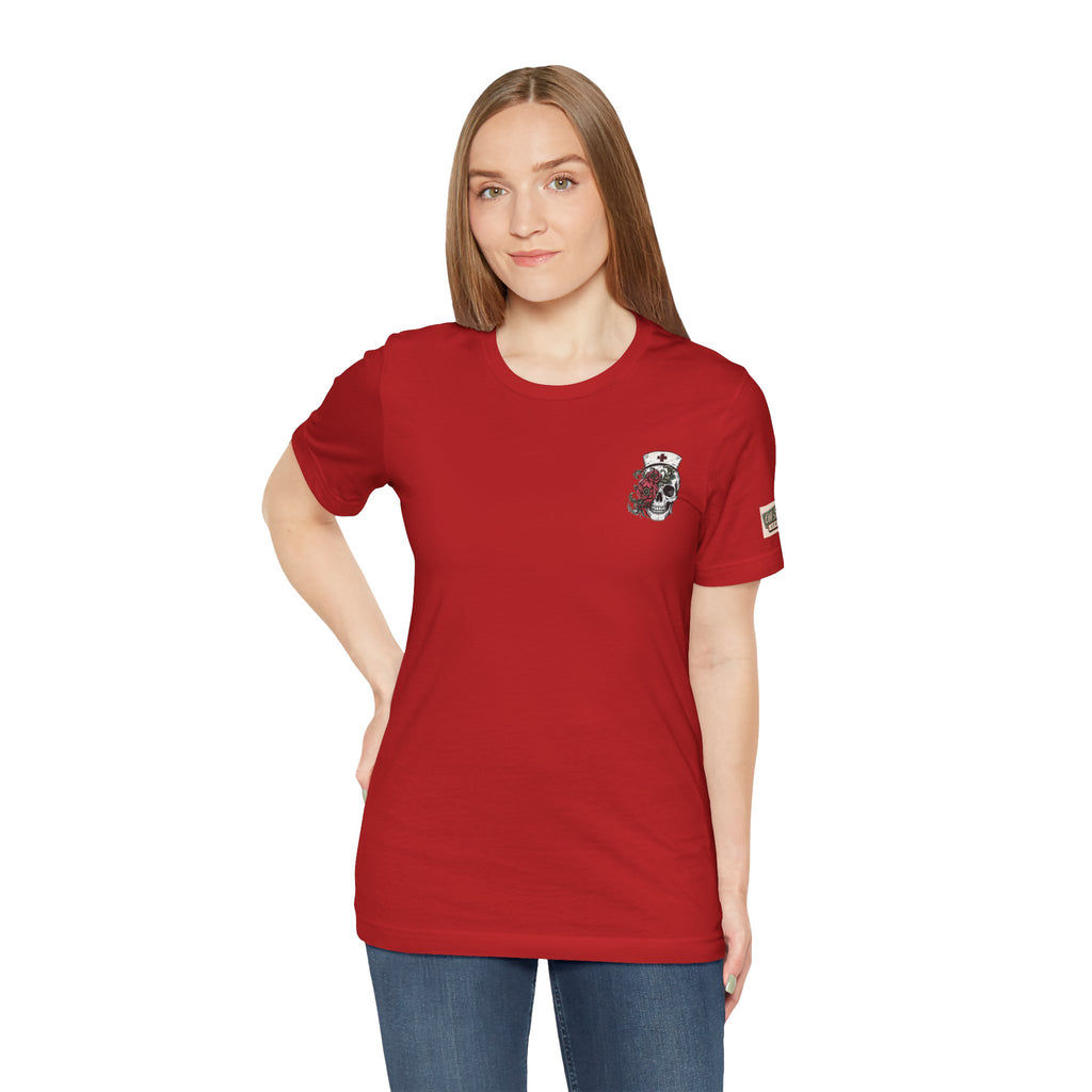 Fluent in Sarcasm & Medical Terminology Nurse Shirt | ER Nurse Graphic Tee | Funny Nurse Gift | Medical Humor Shirt | Bella Canvas 3001 | RN Gift