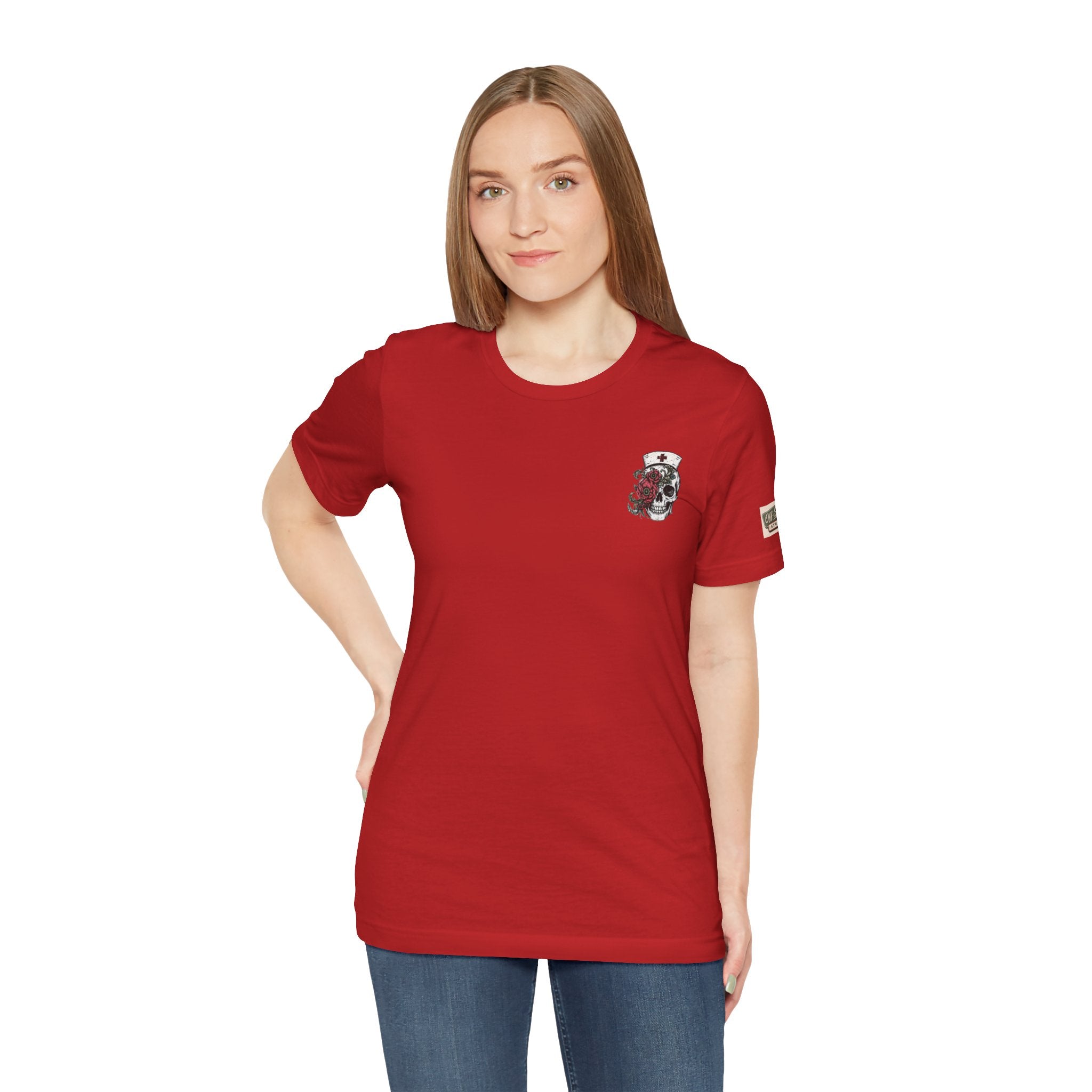 Fluent in Sarcasm & Medical Terminology Nurse Shirt | ER Nurse Graphic Tee | Funny Nurse Gift | Medical Humor Shirt | Bella Canvas 3001 | RN Gift