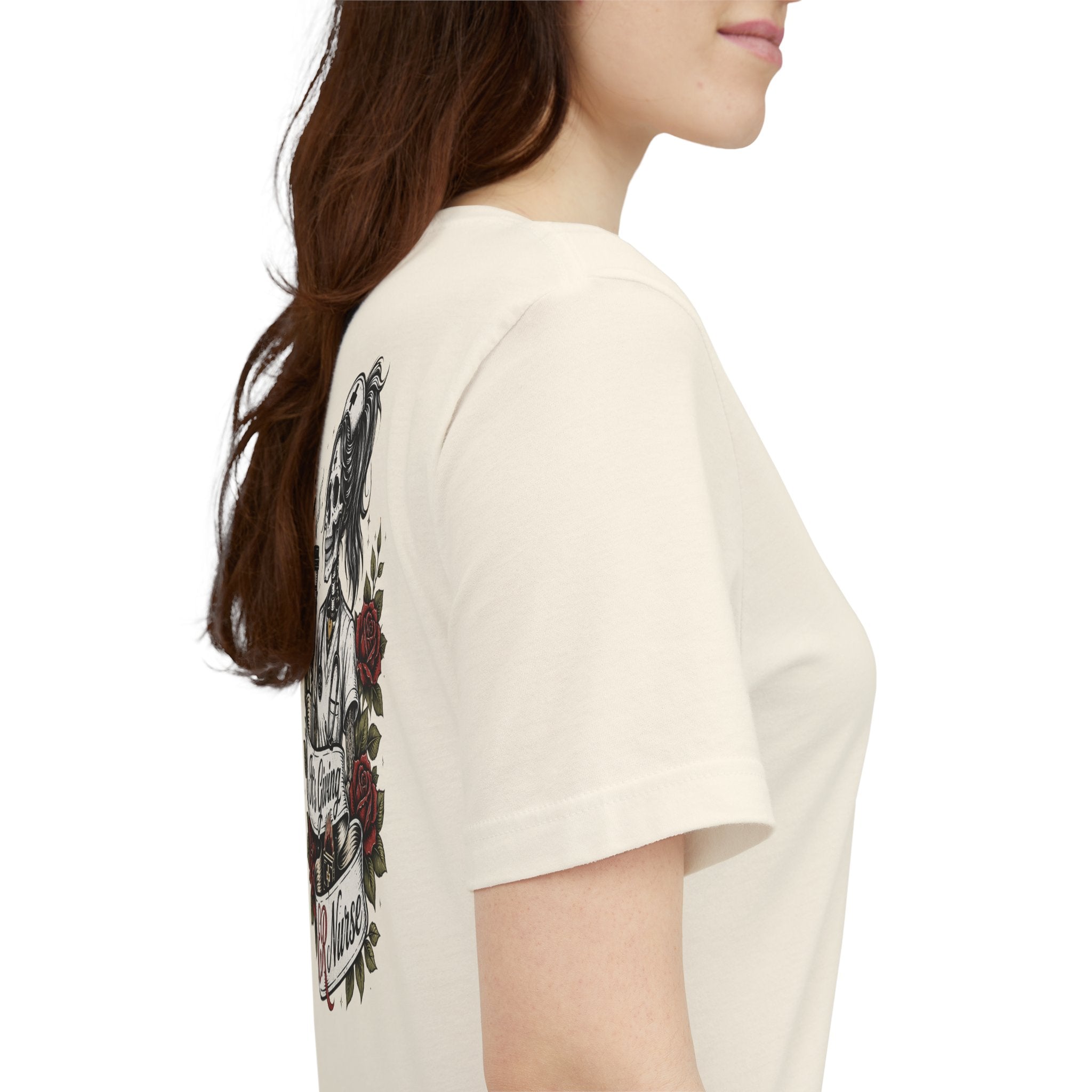 ER Nurse Skull Tee — "It's Giving ER Nurse" Graphic T-Shirt