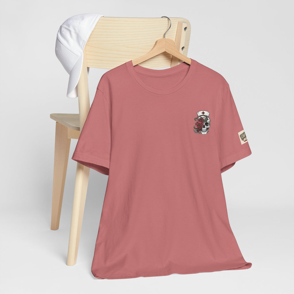 Fluent in Sarcasm & Medical Terminology Nurse Shirt | ER Nurse Graphic Tee | Funny Nurse Gift | Medical Humor Shirt | Bella Canvas 3001 | RN Gift