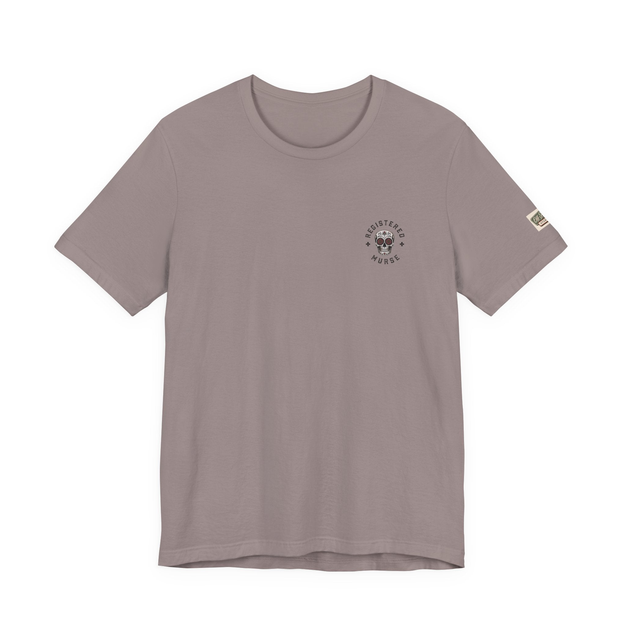 Murse Skeleton Nurse Graphic Tee — Back Print | Male Nurse Gift