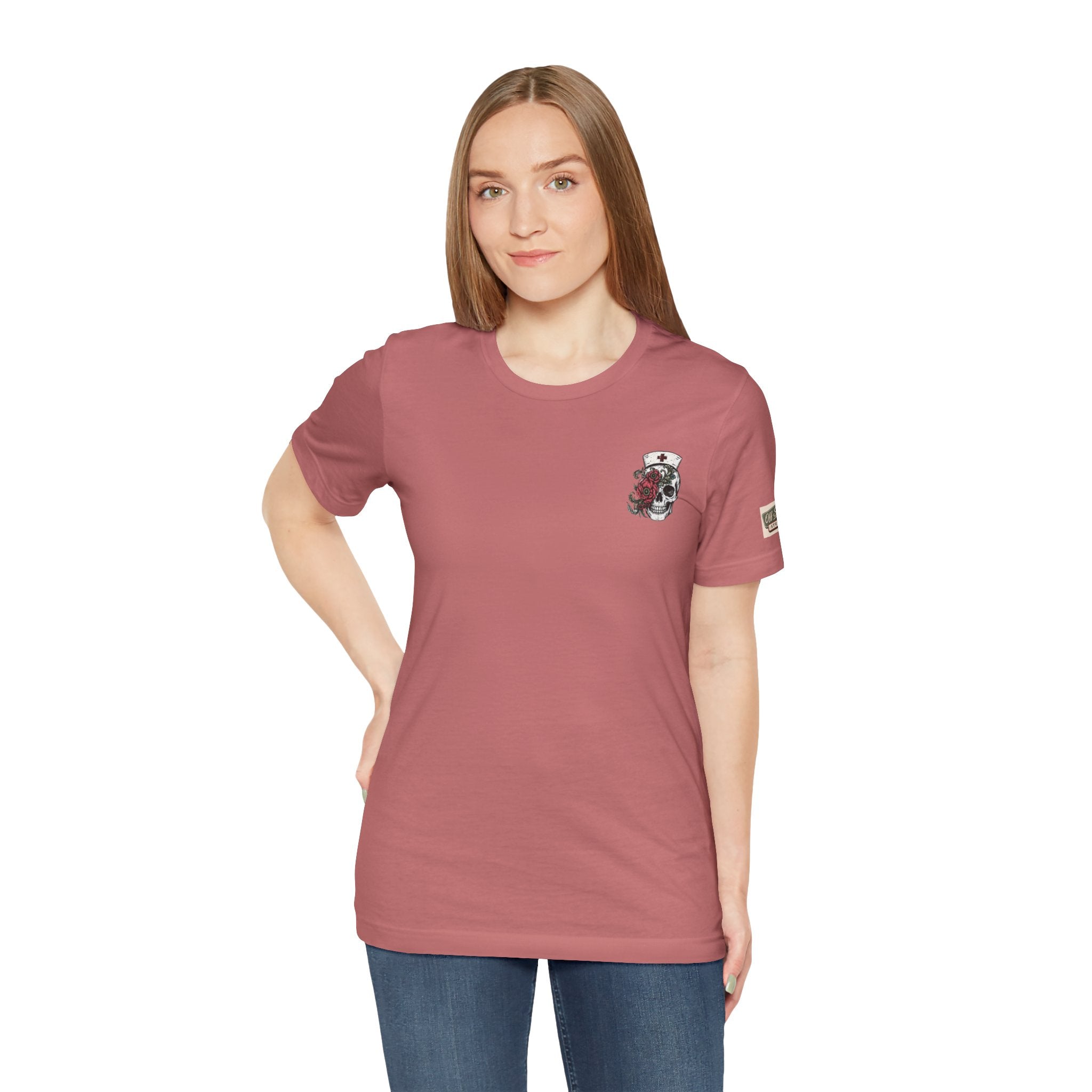 Fluent in Sarcasm & Medical Terminology Nurse Shirt | ER Nurse Graphic Tee | Funny Nurse Gift | Medical Humor Shirt | Bella Canvas 3001 | RN Gift