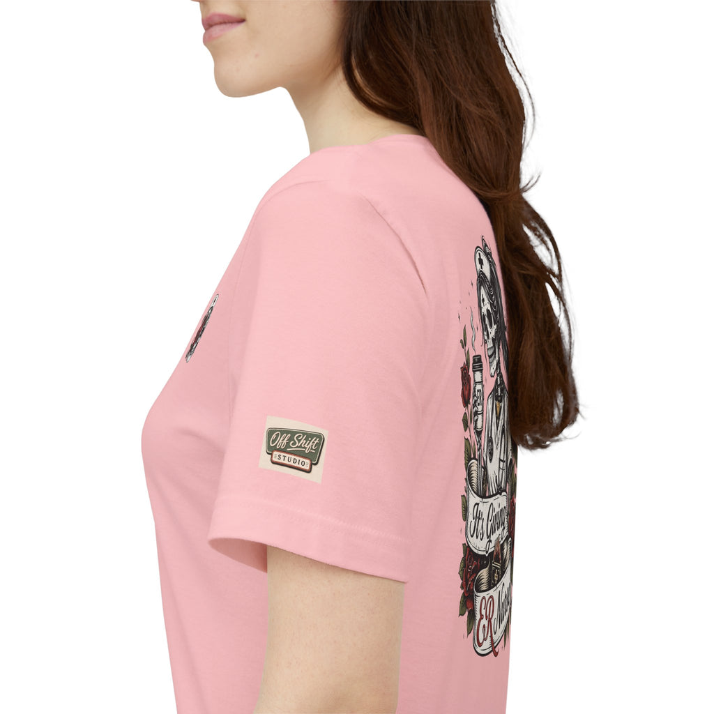ER Nurse Skull Tee — "It's Giving ER Nurse" Graphic T-Shirt