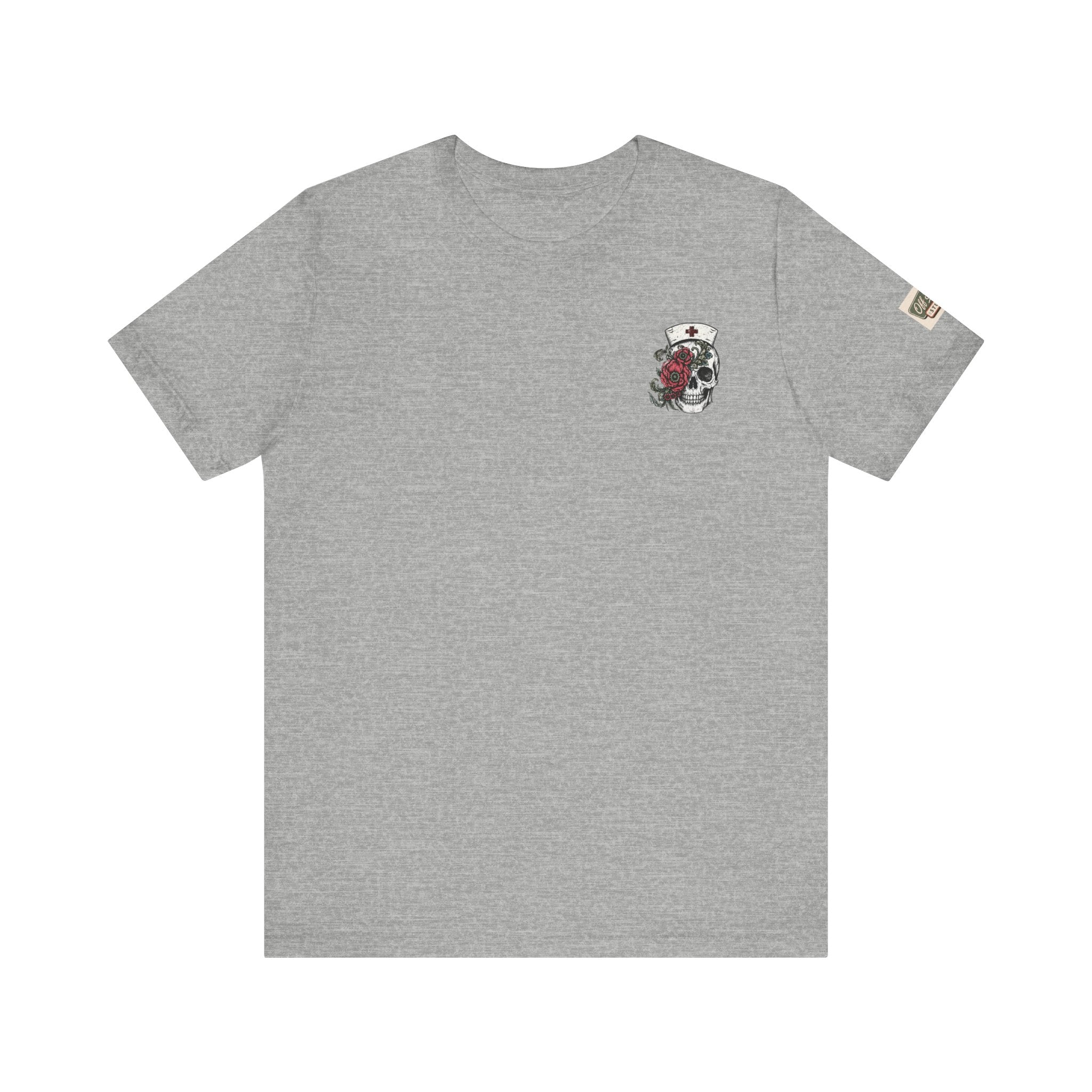 The Tortured Nurses Tee | Gothic Nurse Skull Shirt | Vintage Tattoo Medical Graphic Tee