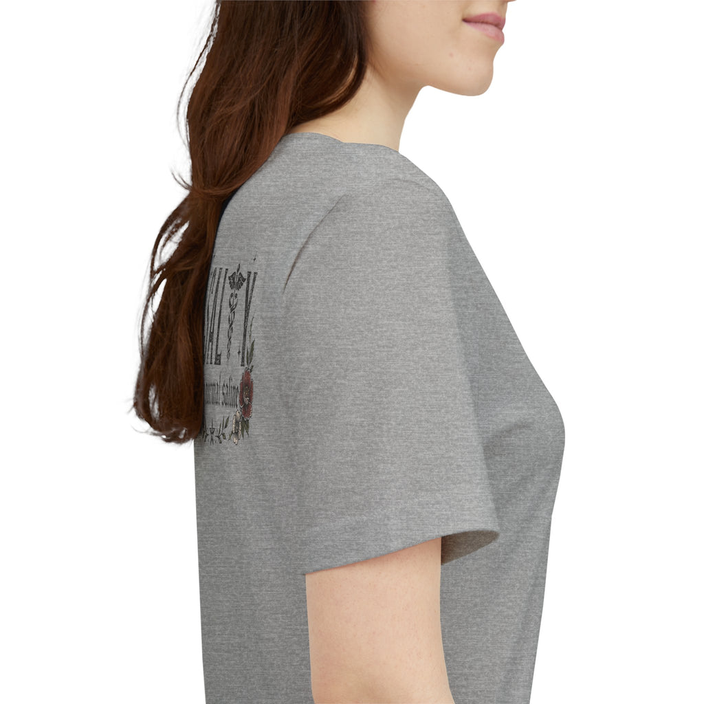Salty Like Normal Saline Tee — Floral Nurse Medical T-Shirt