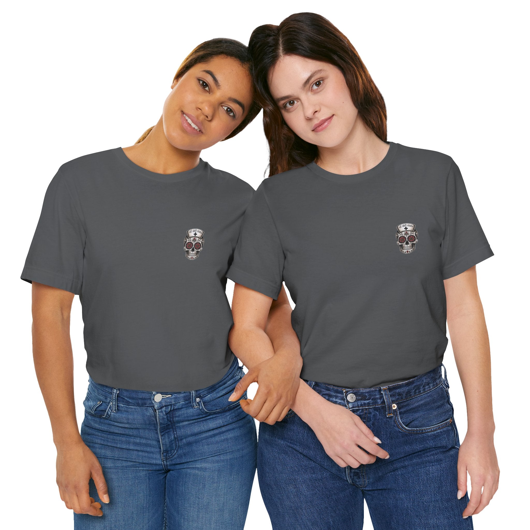 It's Giving ER Nurse Shirt | Funny ER Nurse Tee | Emergency Room Nurse Gift | Gothic Skeleton Nurse Shirt | Tattoo Style Healthcare T-Shirt