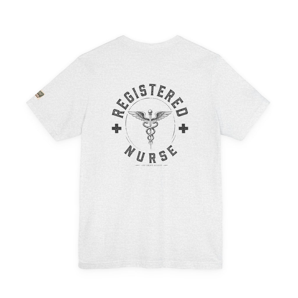 Registered Nurse Shirt | Vintage Caduceus Medical Emblem Tee