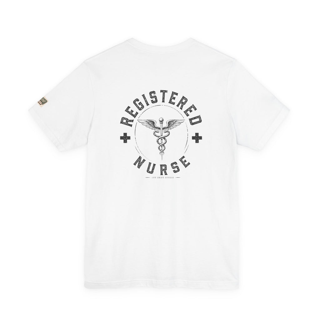 Registered Nurse Shirt | Vintage Caduceus Medical Emblem Tee