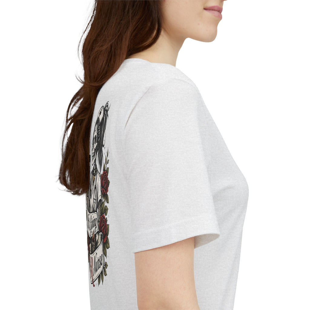 ER Nurse Skull Tee — "It's Giving ER Nurse" Graphic T-Shirt