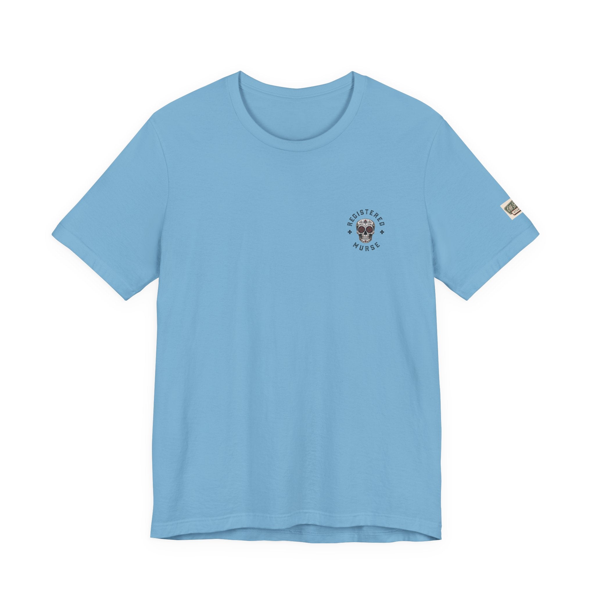 Murse Skeleton Nurse Graphic Tee — Back Print | Male Nurse Gift