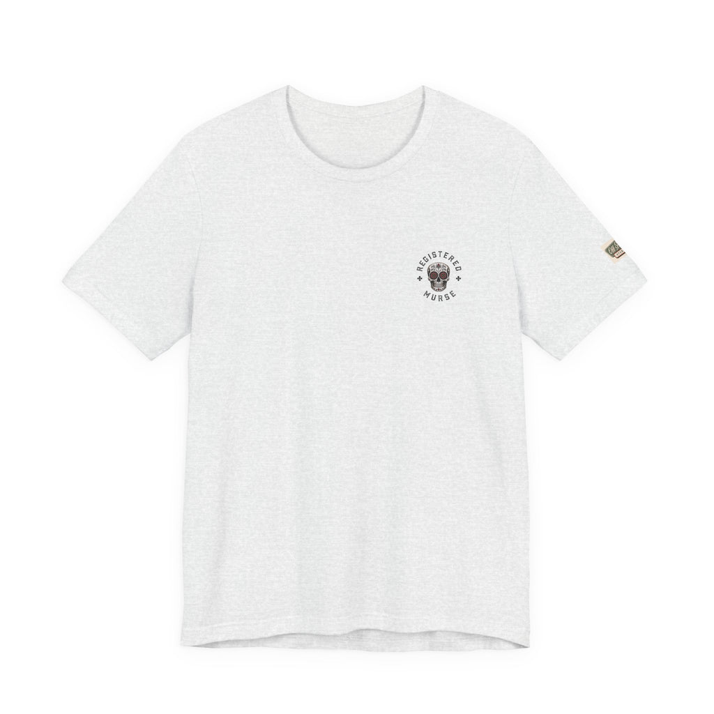 Murse Skeleton Nurse Graphic Tee — Back Print | Male Nurse Gift