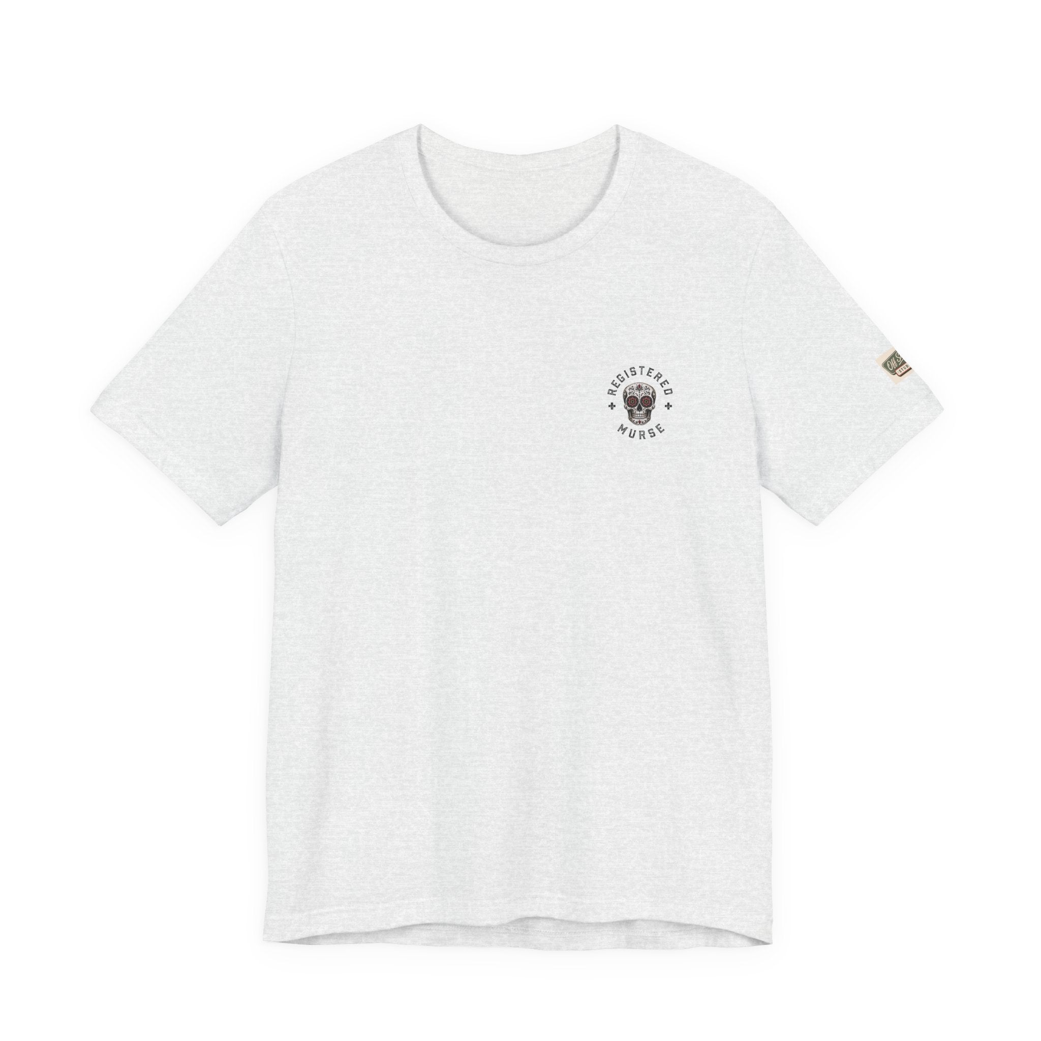 Murse Skeleton Nurse Graphic Tee — Back Print | Male Nurse Gift