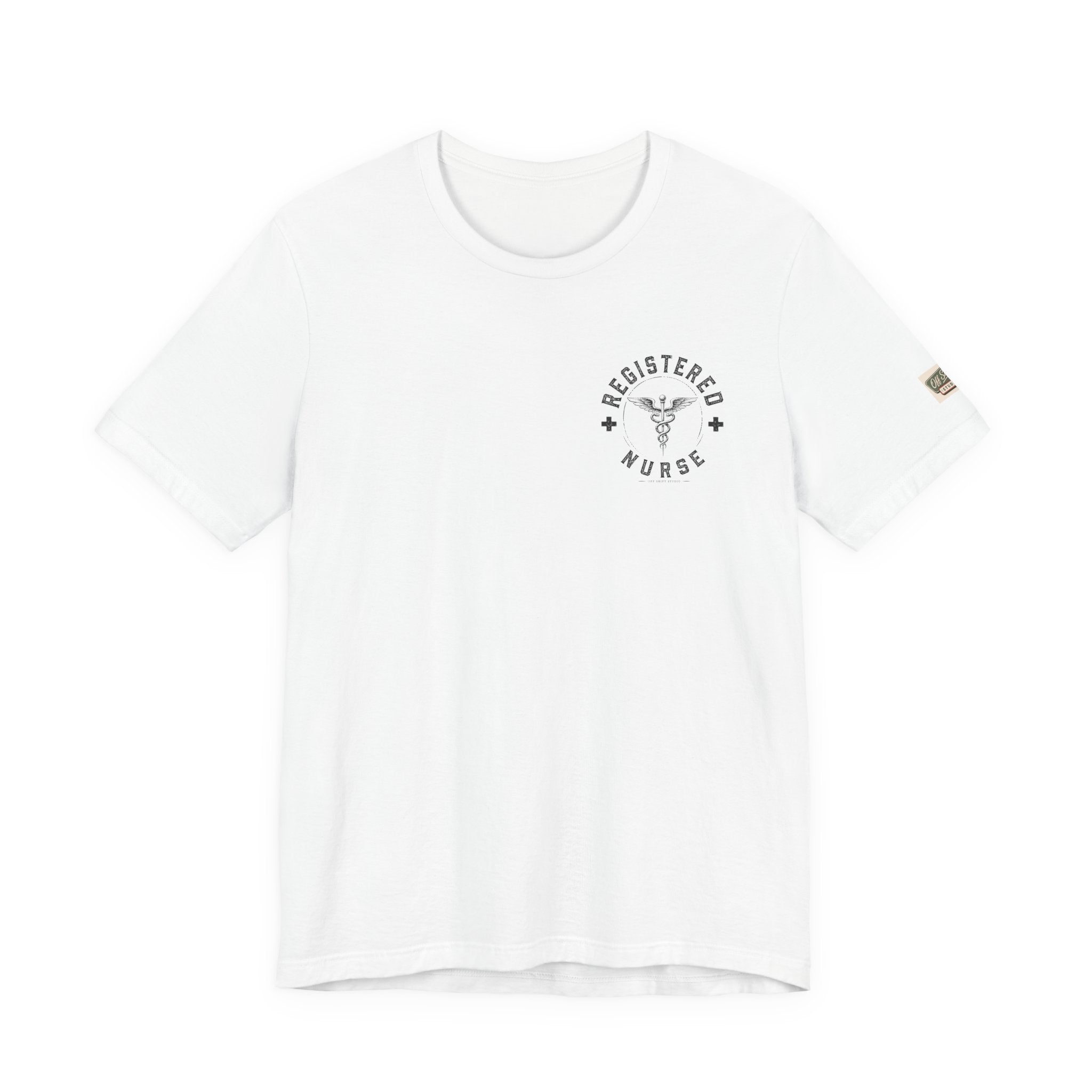 Registered Nurse Shirt | Vintage Caduceus Medical Emblem Tee