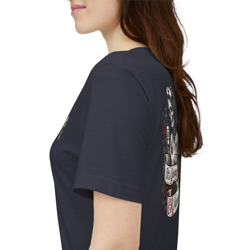 It's Giving ER Nurse Shirt | Funny ER Nurse Tee | Emergency Room Nurse Gift | Gothic Skeleton Nurse Shirt | Tattoo Style Healthcare T-Shirt