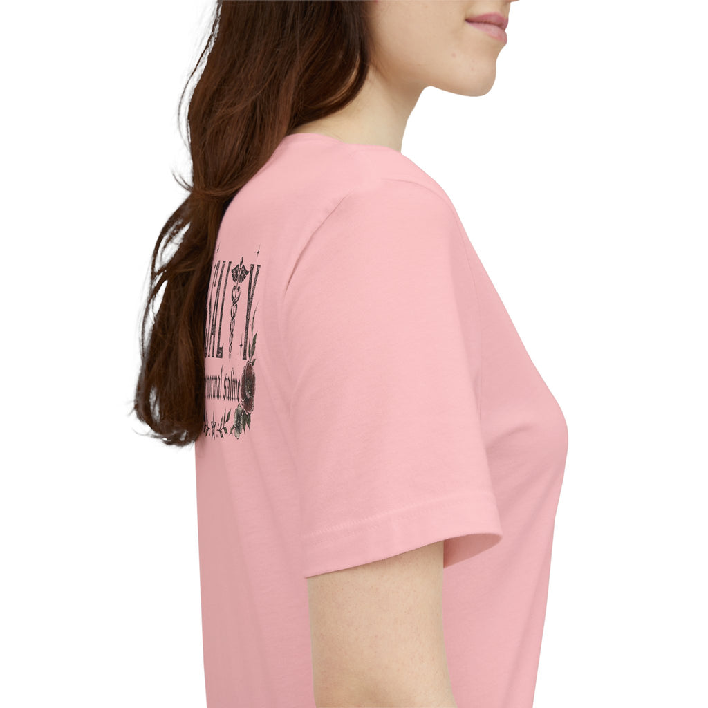 Salty Like Normal Saline Tee — Floral Nurse Medical T-Shirt