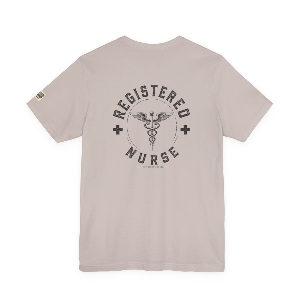 Registered Nurse Shirt | Vintage Caduceus Medical Emblem Tee