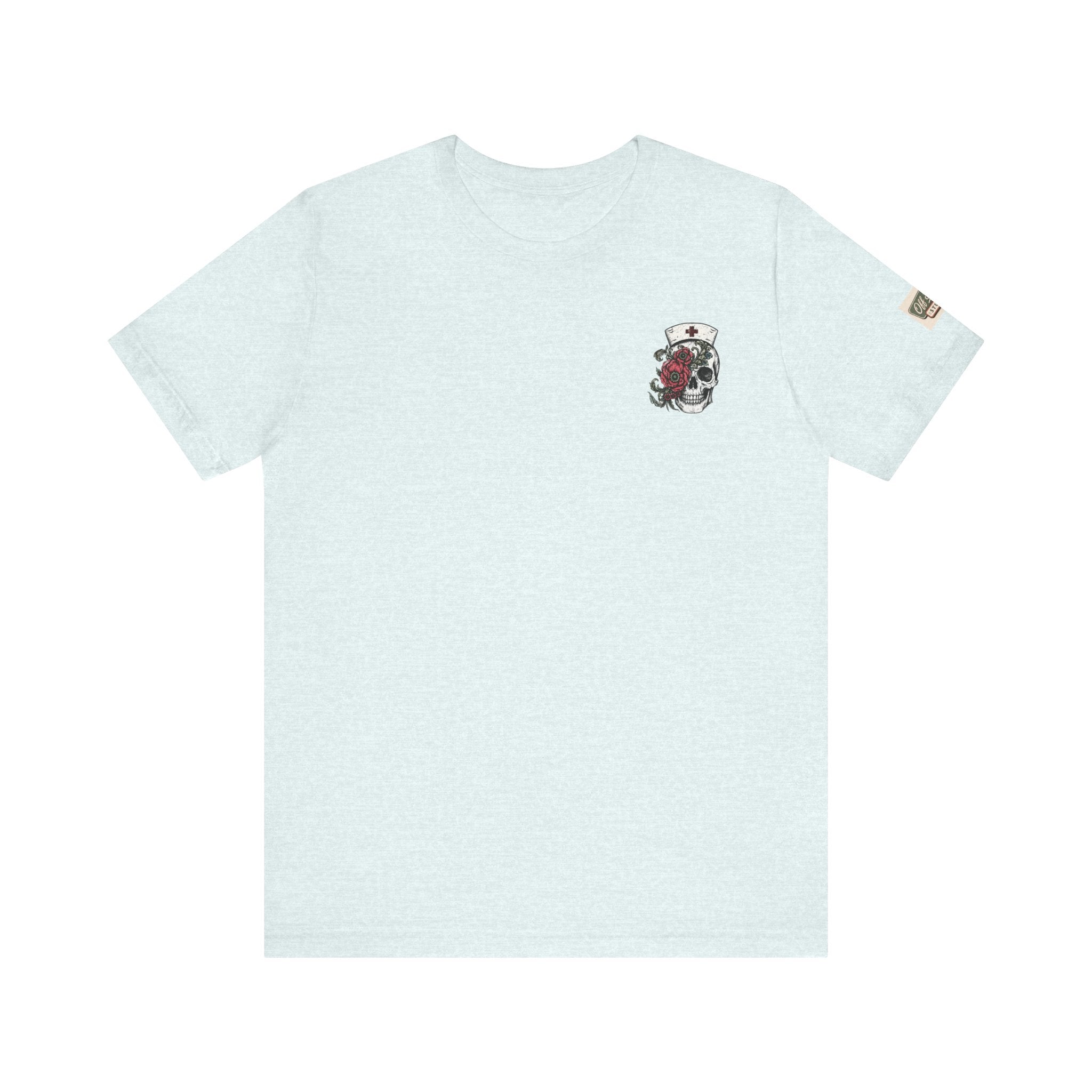 The Tortured Nurses Tee | Gothic Nurse Skull Shirt | Vintage Tattoo Medical Graphic Tee