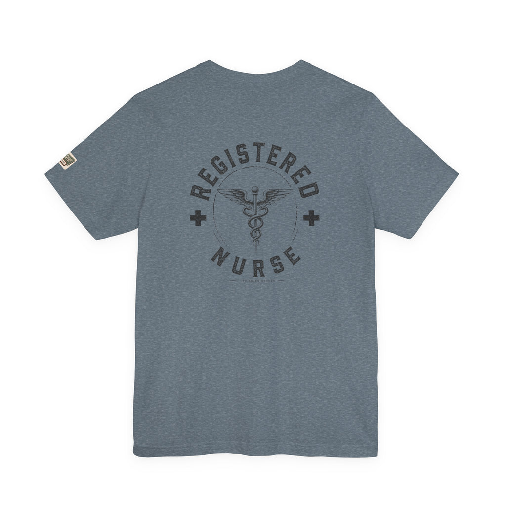 Registered Nurse Shirt | Vintage Caduceus Medical Emblem Tee