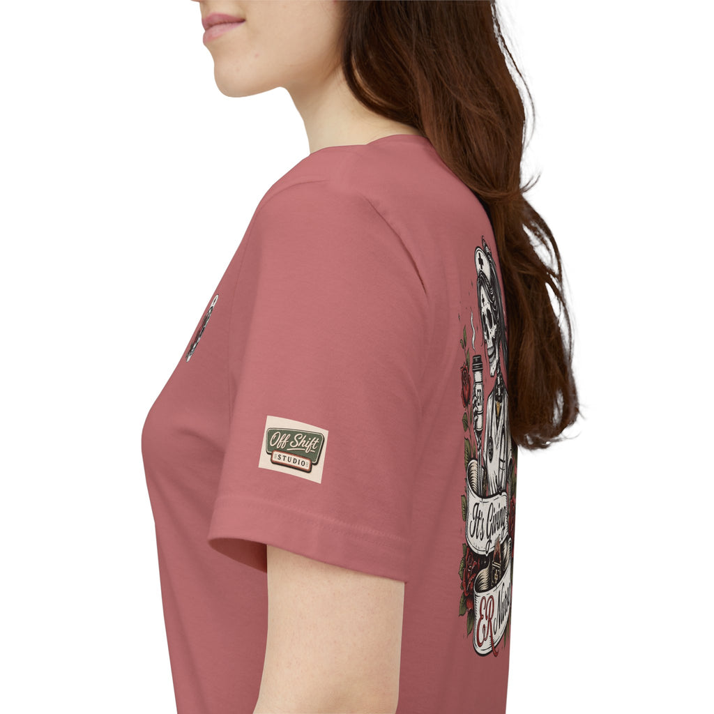 ER Nurse Skull Tee — "It's Giving ER Nurse" Graphic T-Shirt