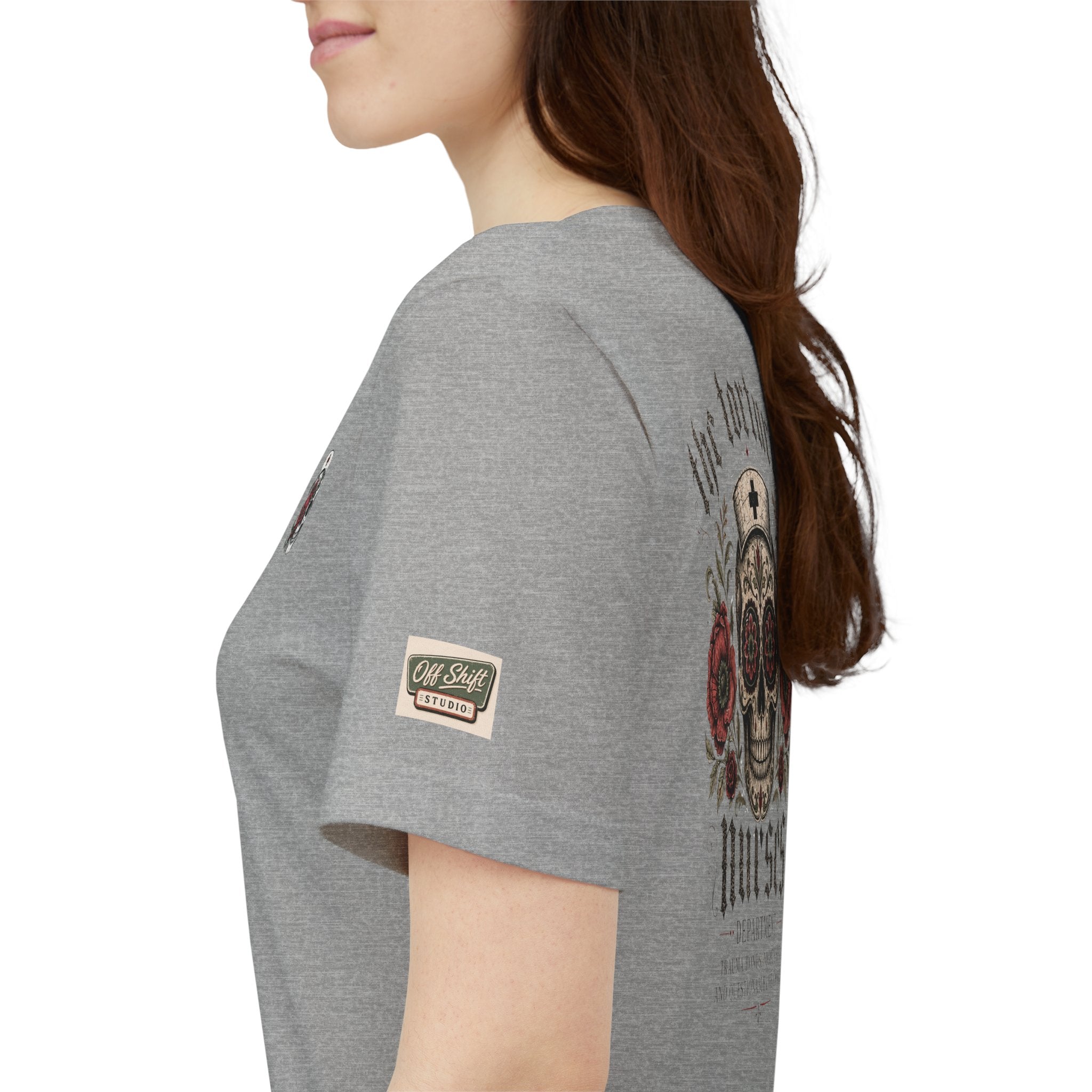 The Tortured Nurses Tee | Gothic Nurse Skull Shirt | Vintage Tattoo Medical Graphic Tee