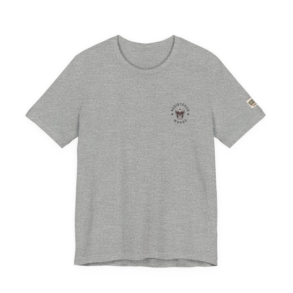Murse Skeleton Nurse Graphic Tee — Back Print | Male Nurse Gift