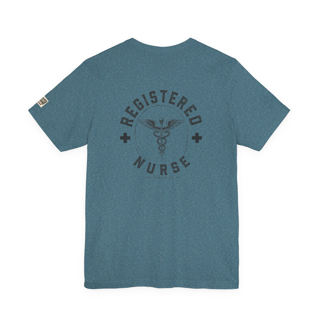 Registered Nurse Shirt | Vintage Caduceus Medical Emblem Tee