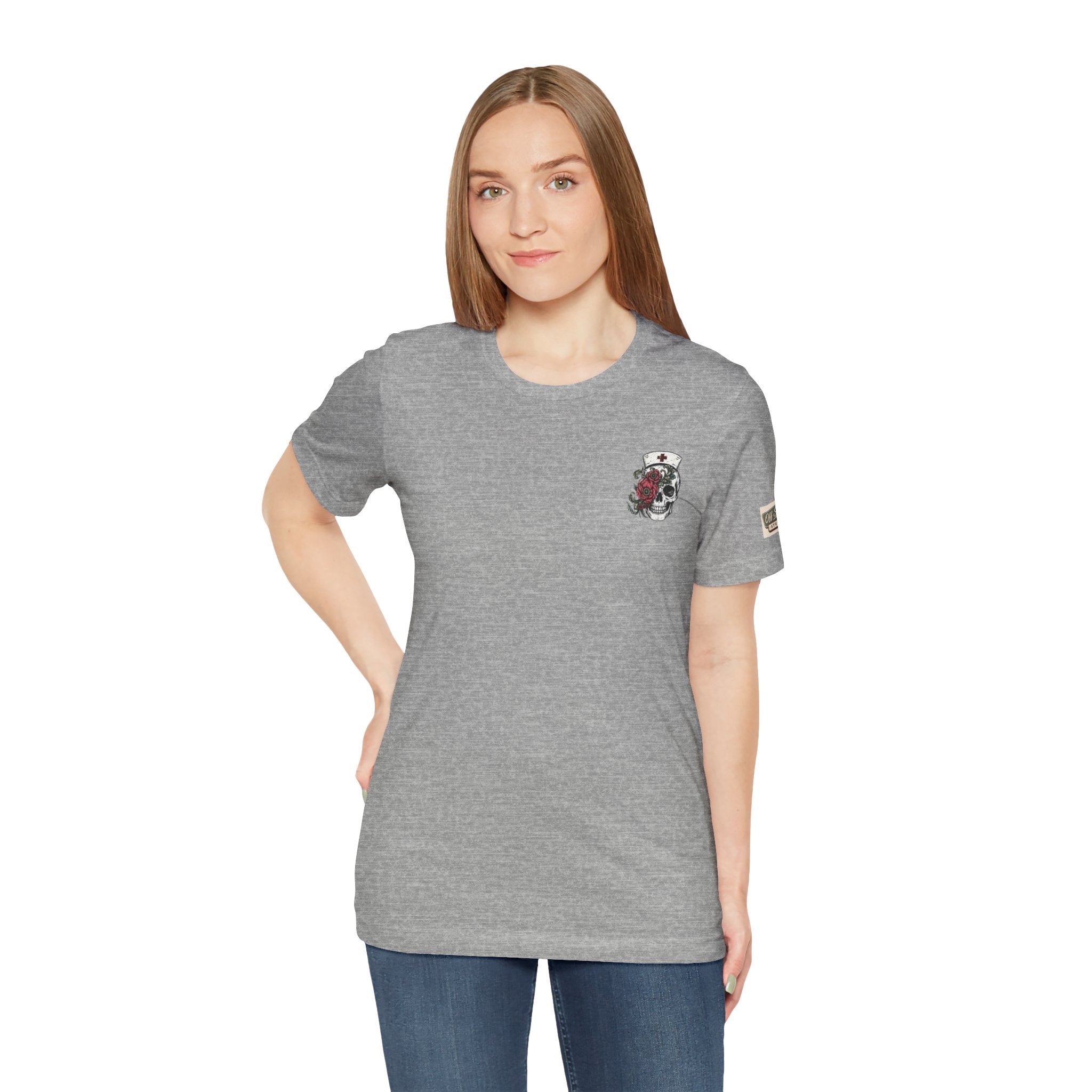 Fluent in Sarcasm & Medical Terminology Nurse Shirt | ER Nurse Graphic Tee | Funny Nurse Gift | Medical Humor Shirt | Bella Canvas 3001 | RN Gift