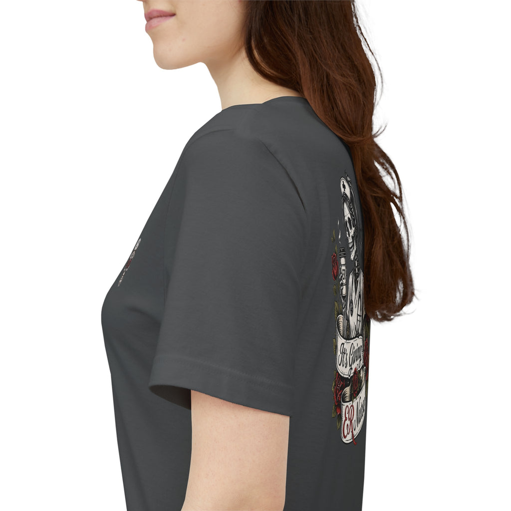 It's Giving ER Nurse Shirt | Funny ER Nurse Tee | Emergency Room Nurse Gift | Gothic Skeleton Nurse Shirt | Tattoo Style Healthcare T-Shirt