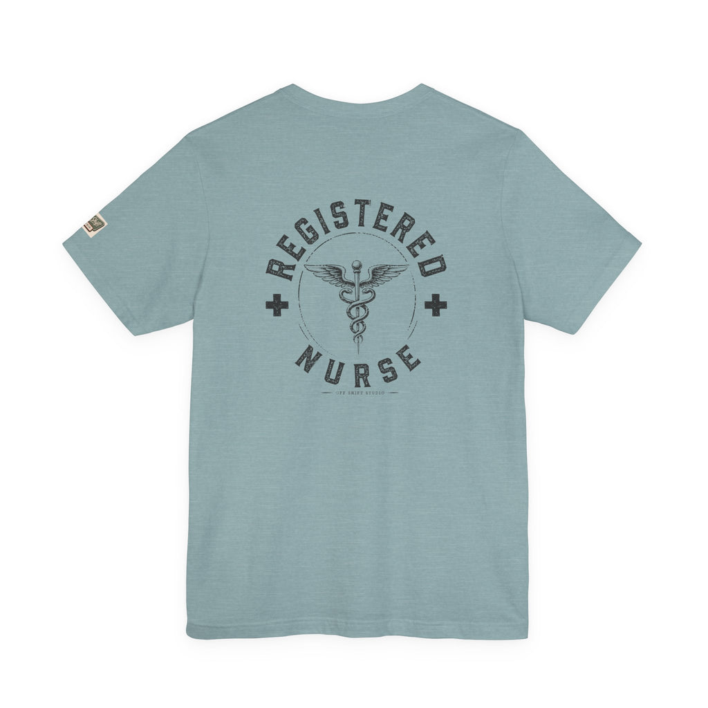 Registered Nurse Shirt | Vintage Caduceus Medical Emblem Tee