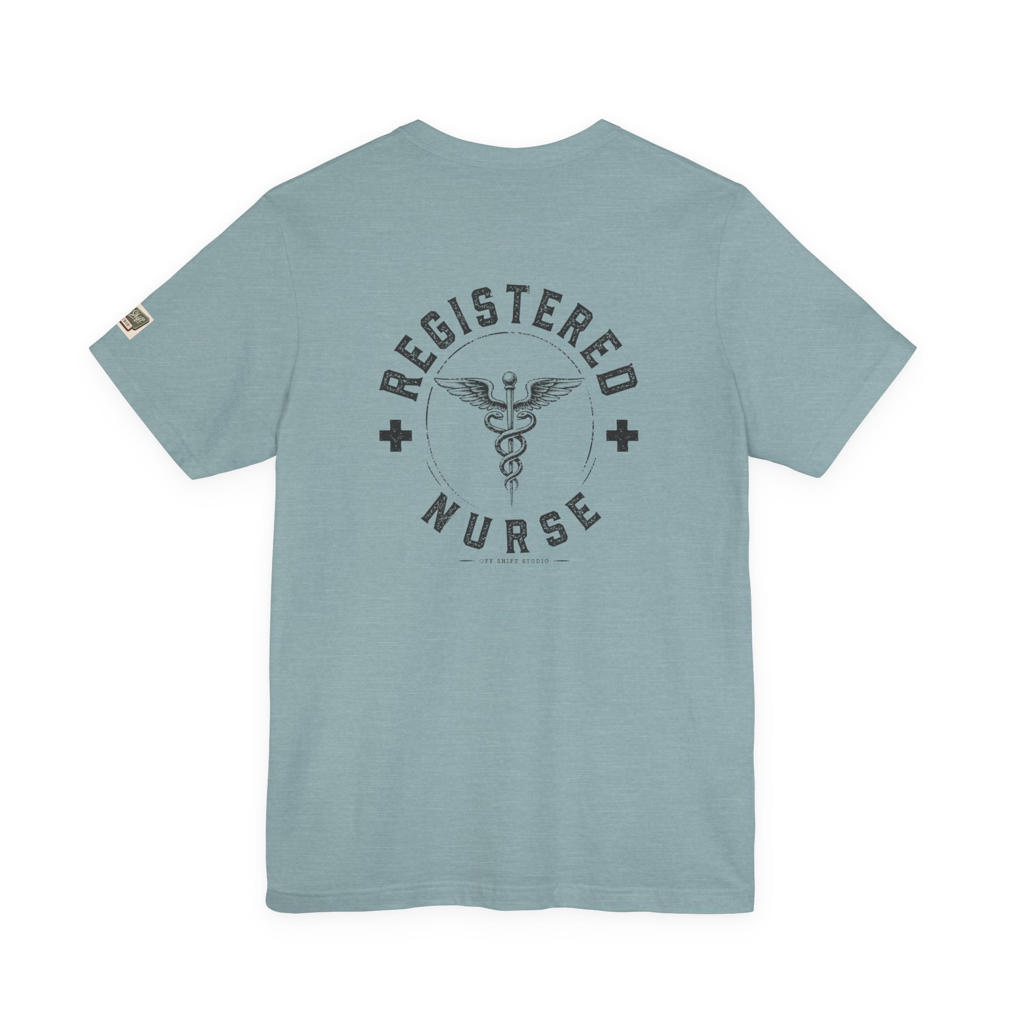 Registered Nurse Shirt | Vintage Caduceus Medical Emblem Tee
