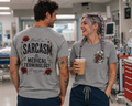 Fluent in Sarcasm & Medical Terminology Nurse Shirt | ER Nurse Graphic Tee | Funny Nurse Gift | Medical Humor Shirt | Bella Canvas 3001 | RN Gift