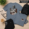 ER Nurse Skull T-Shirt — "It’s Giving ER Nurse" Gothic Floral Medical Tee
