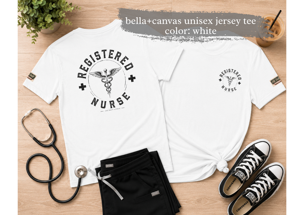 Registered Nurse Shirt | Vintage Caduceus Medical Emblem Tee | Nurse Gift