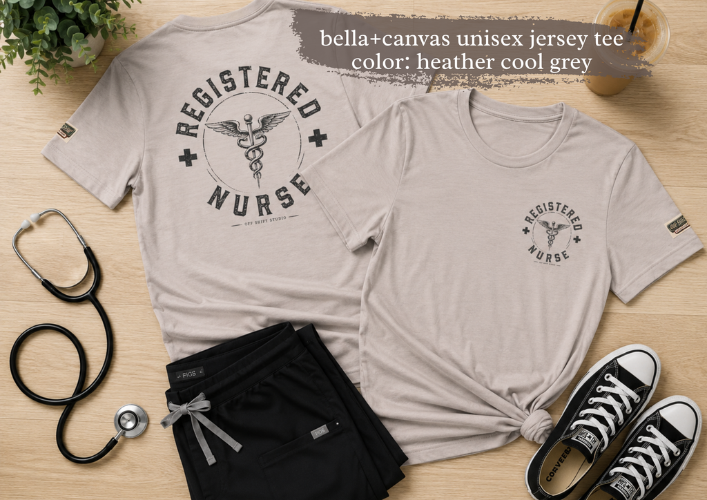 Registered Nurse Shirt | Vintage Caduceus Medical Emblem Tee | Nurse Gift