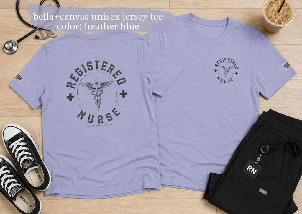 Registered Nurse Shirt | Vintage Caduceus Medical Emblem Tee | Nurse Gift