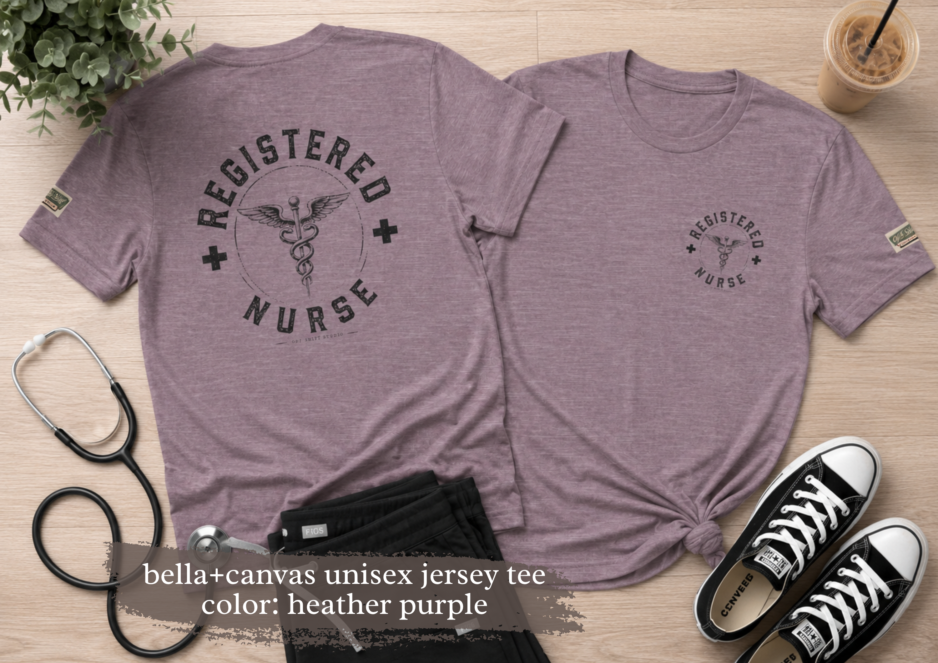 Registered Nurse Shirt | Vintage Caduceus Medical Emblem Tee | Nurse Gift
