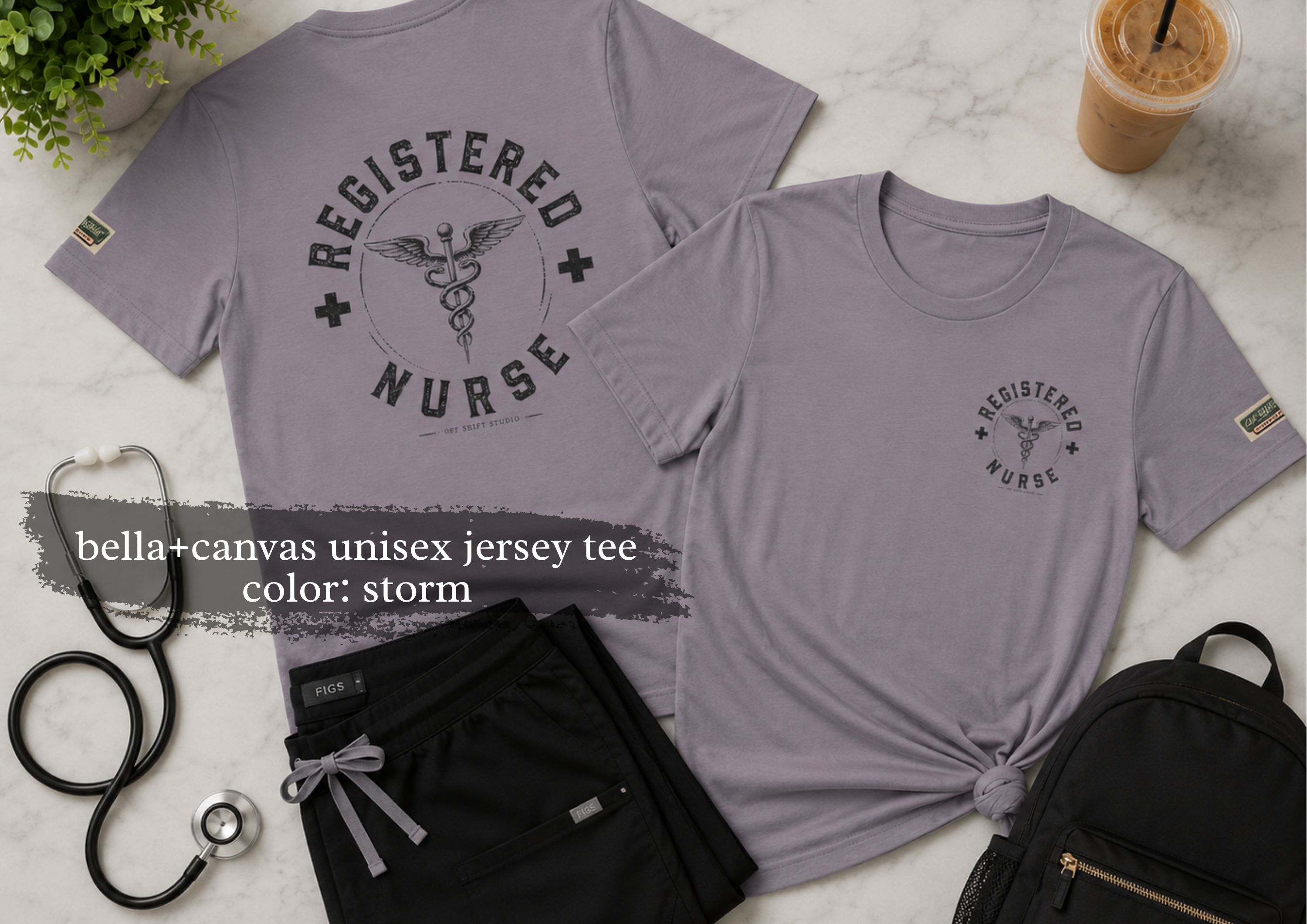 Registered Nurse Shirt | Vintage Caduceus Medical Emblem Tee | Nurse Gift