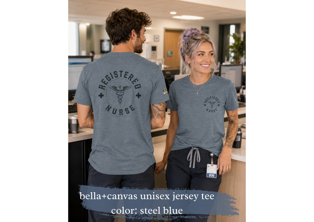 Registered Nurse Shirt | Vintage Caduceus Medical Emblem Tee | Nurse Gift