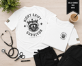 Night Shift Survivor Shirt | Raccoon Nurse Tee | Off Shift Studio
