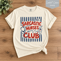 Sarcastic Nurses Club Shirt, Funny Nurse T Shirt, ER Nurse Shirt, Nurse Gift, Comfort Colors Nurse Tee, Healthcare Worker Shirt, RN Gift