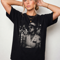 Nurse Noir Graphic T‑Shirt — Moody Vintage Nurse Photo Tee
