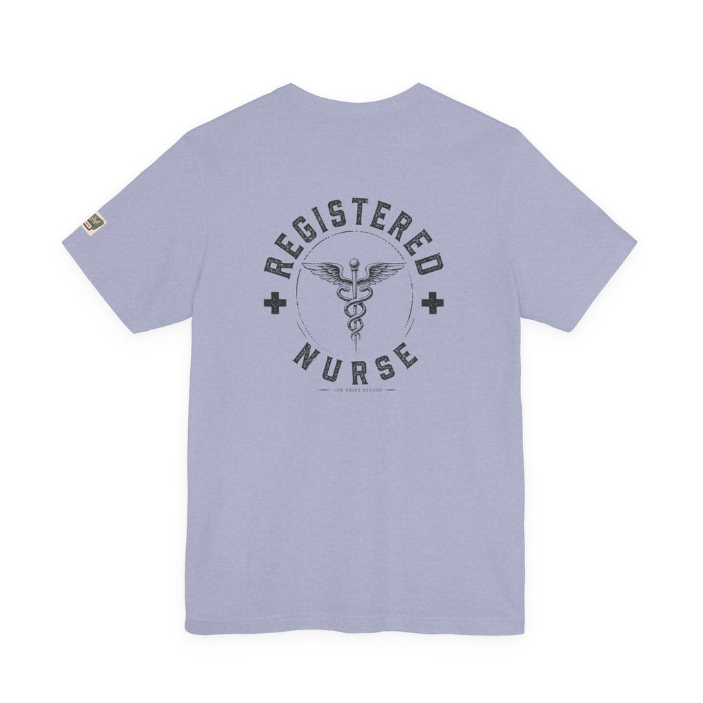 Registered Nurse Shirt | Vintage Caduceus Medical Emblem Tee
