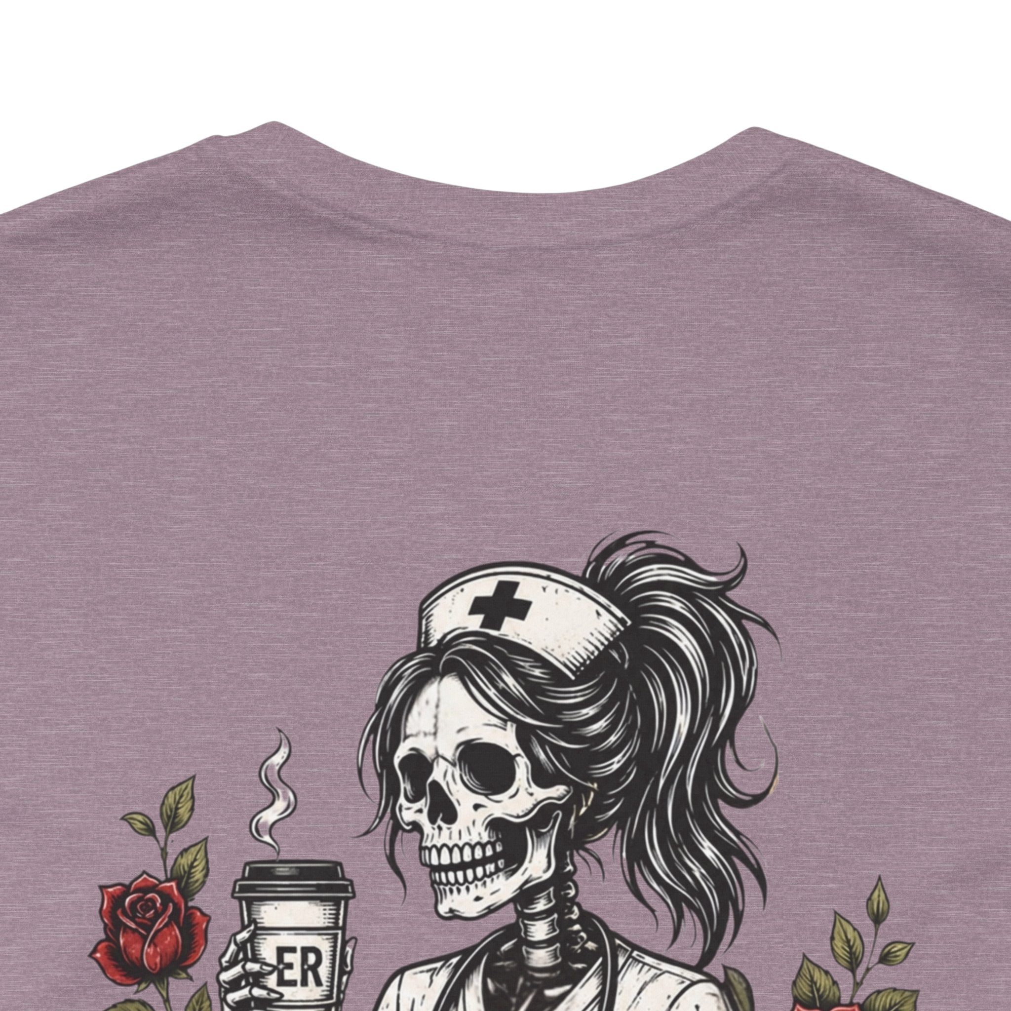It's Giving ER Nurse Shirt | Funny ER Nurse Tee | Emergency Room Nurse Gift | Gothic Skeleton Nurse Shirt | Tattoo Style Healthcare T-Shirt