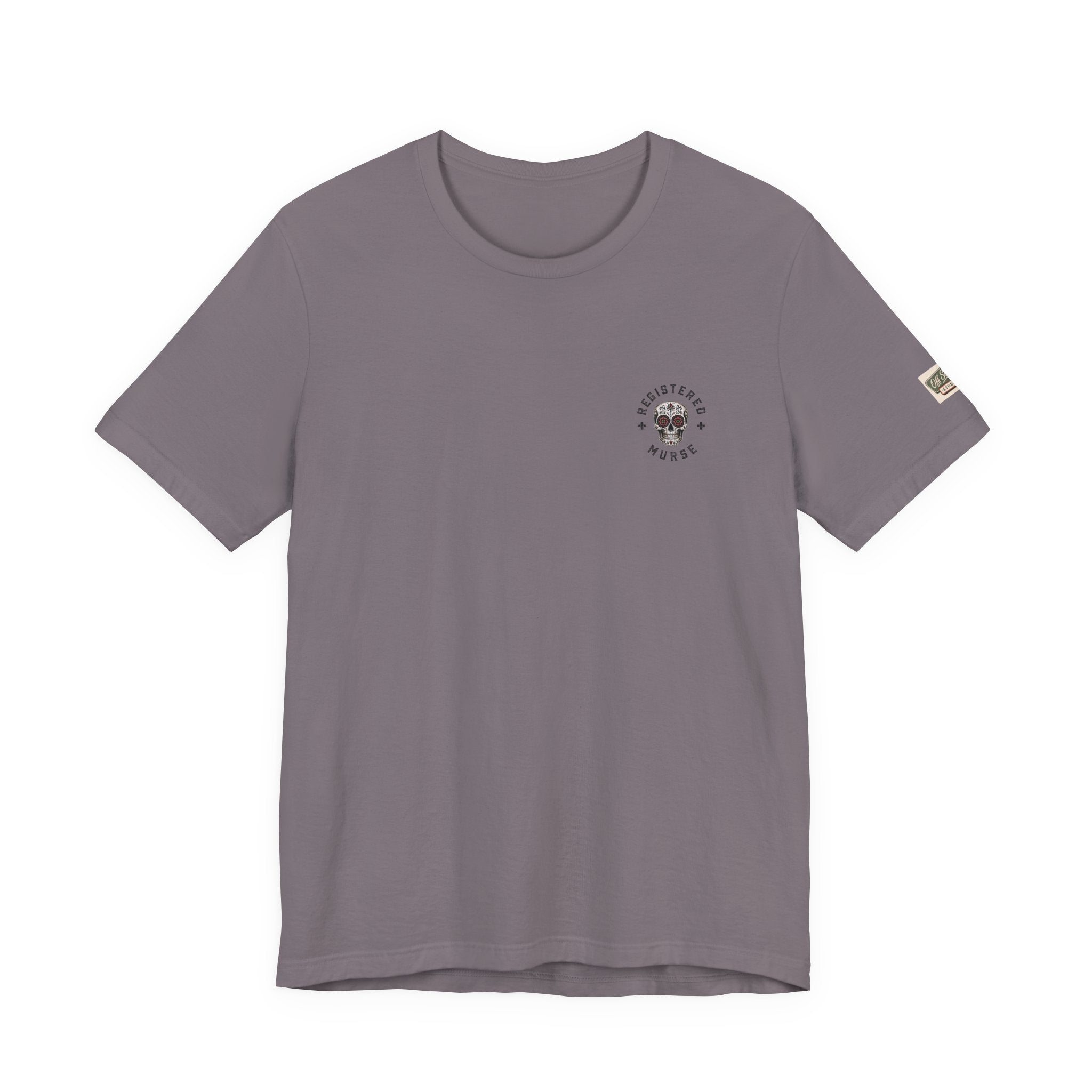Murse Skeleton Nurse Graphic Tee — Back Print | Male Nurse Gift