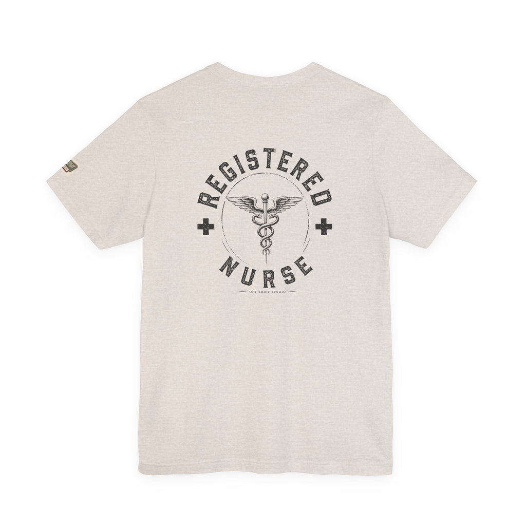 Registered Nurse Shirt | Vintage Caduceus Medical Emblem Tee
