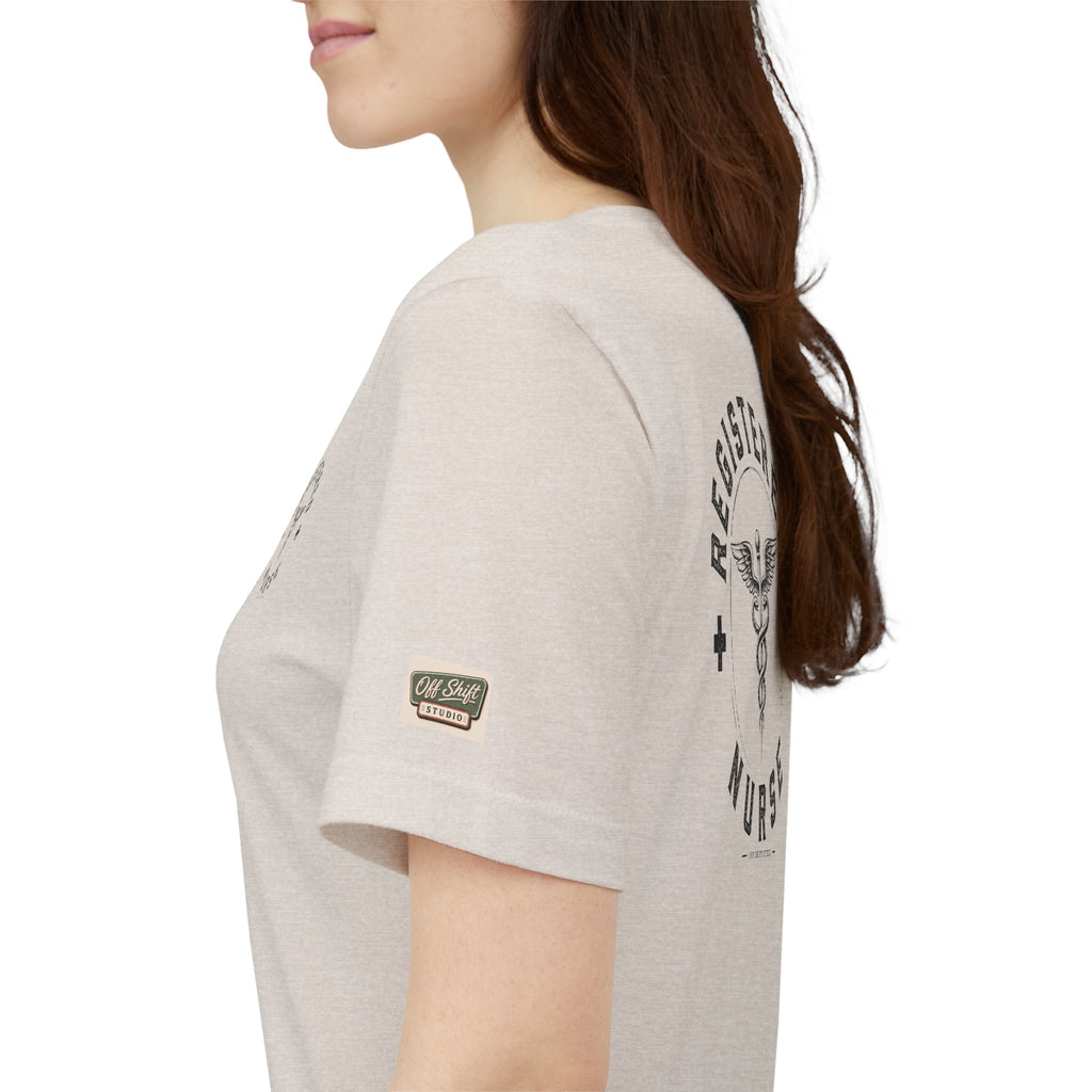 Registered Nurse Shirt | Vintage Caduceus Medical Emblem Tee