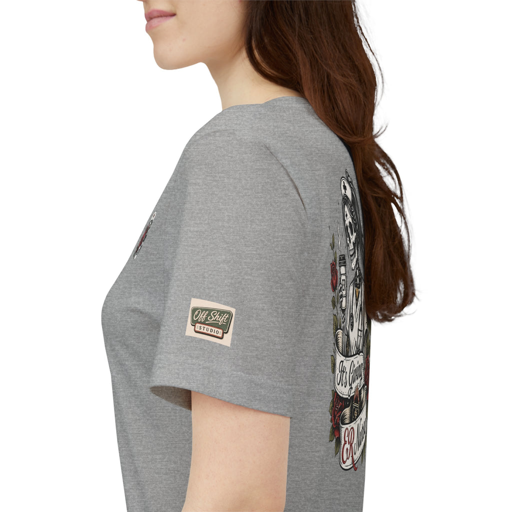 ER Nurse Skull Tee — "It's Giving ER Nurse" Graphic T-Shirt