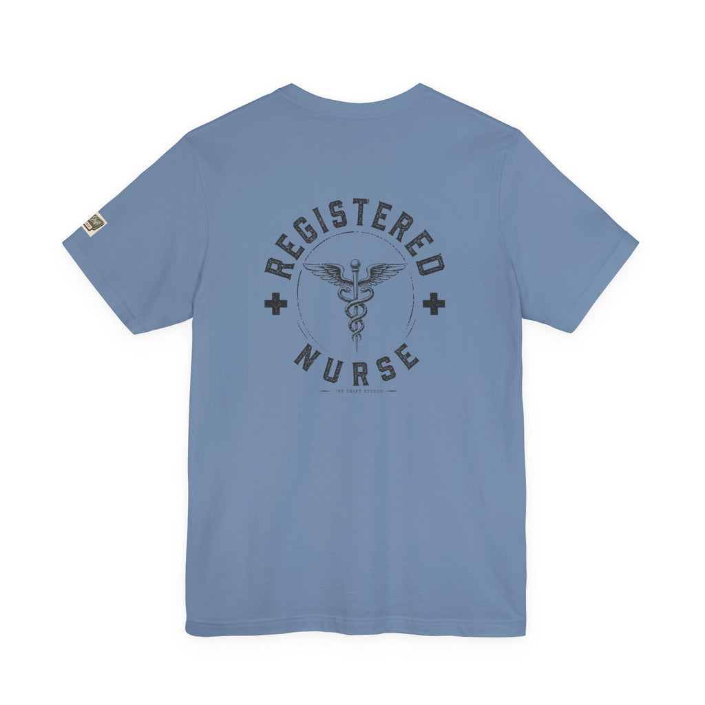 Registered Nurse Shirt | Vintage Caduceus Medical Emblem Tee