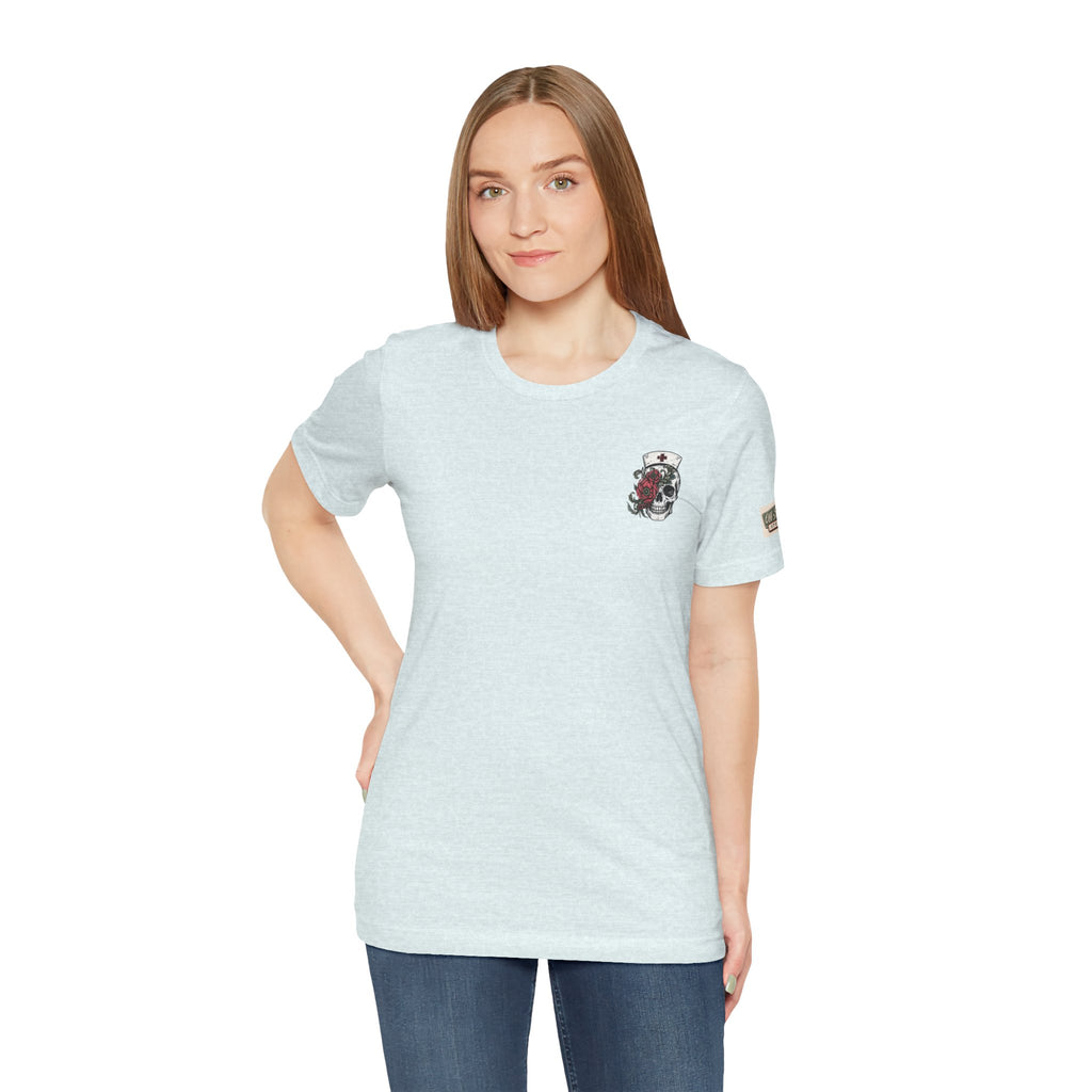 Fluent in Sarcasm & Medical Terminology Nurse Shirt | ER Nurse Graphic Tee | Funny Nurse Gift | Medical Humor Shirt | Bella Canvas 3001 | RN Gift