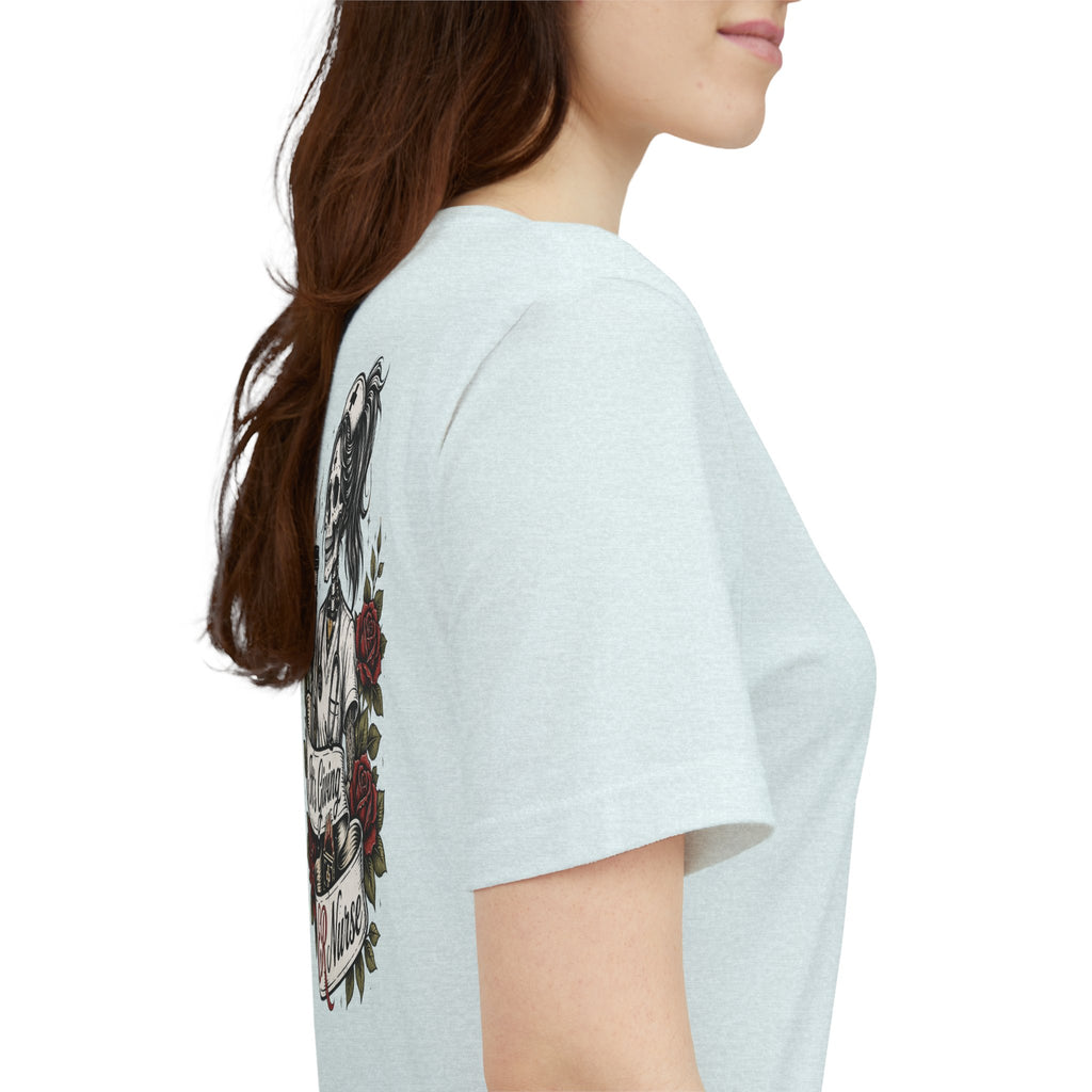 ER Nurse Skull Tee — "It's Giving ER Nurse" Graphic T-Shirt
